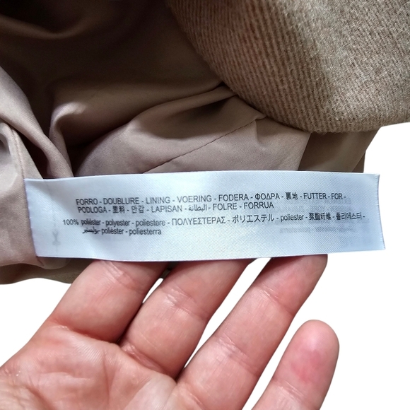 Zara Oversized Double-Breasted Coat in Light Pink Size Womens Small - Picture 3 of 7